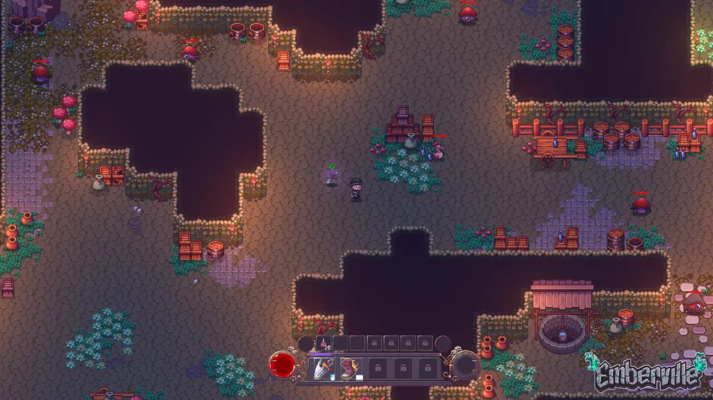 gameplay centré sur l’action et le craft