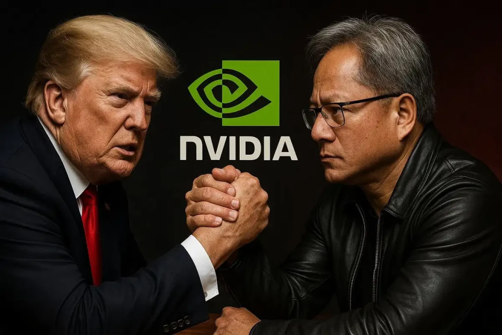 Nvidia sauve 8 milliards de dollars grâce à un revirement de Trump