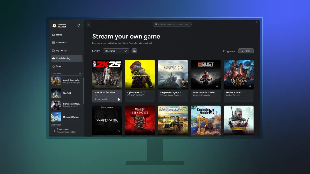 Xbox sur PC