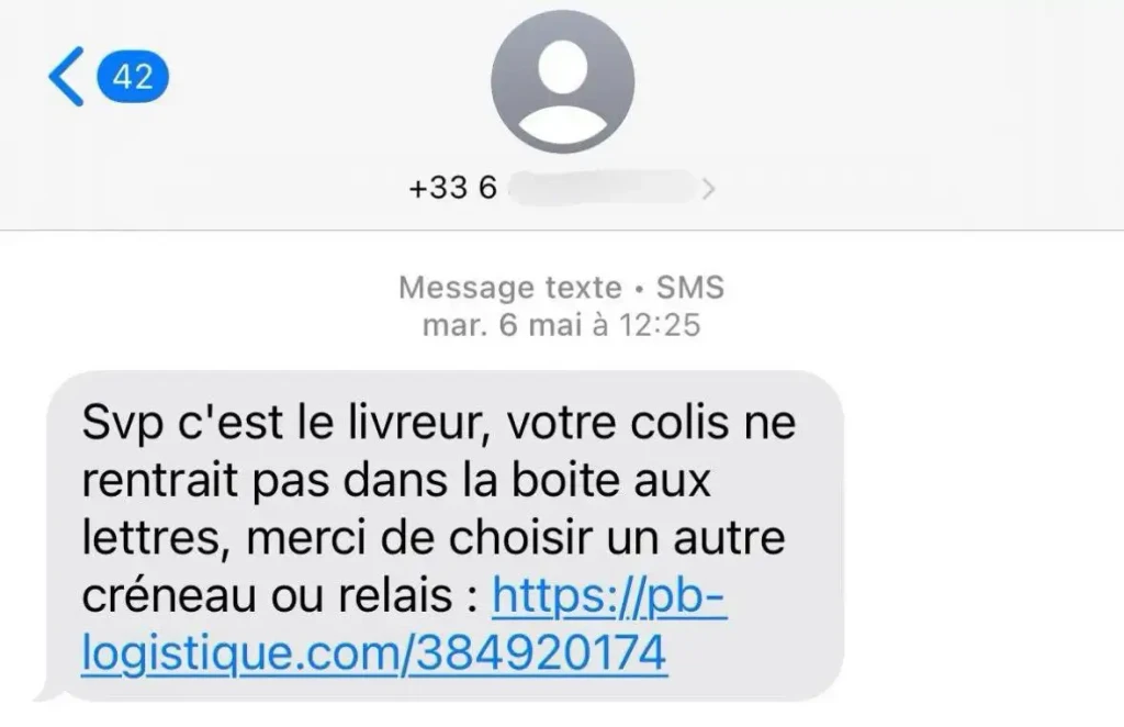 cliqué sur un lien frauduleux