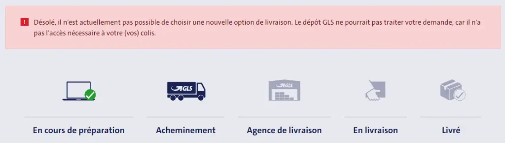 durée dépend du transporteur