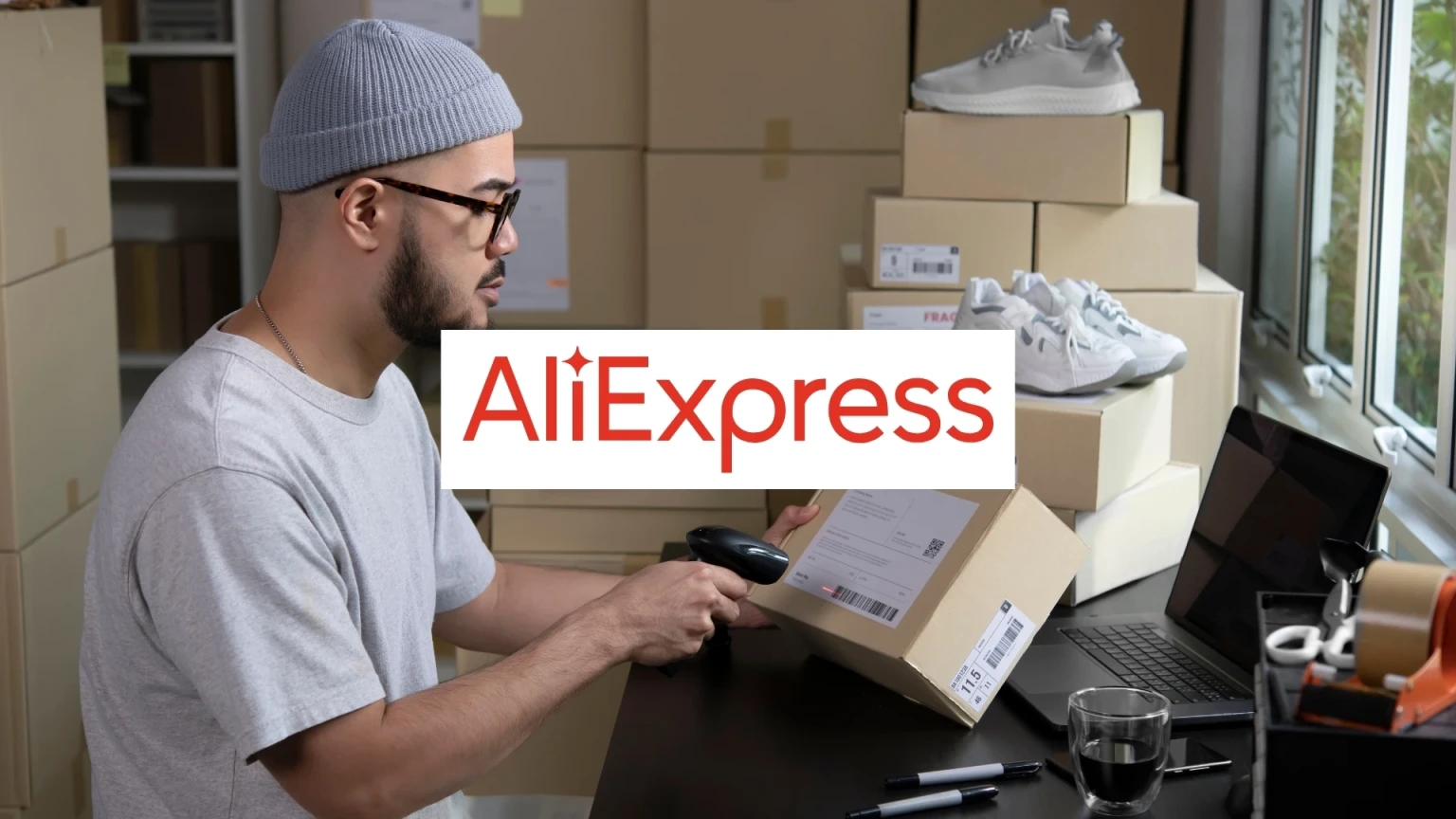 nous préparons votre colis pour la livraison sur AliExpress