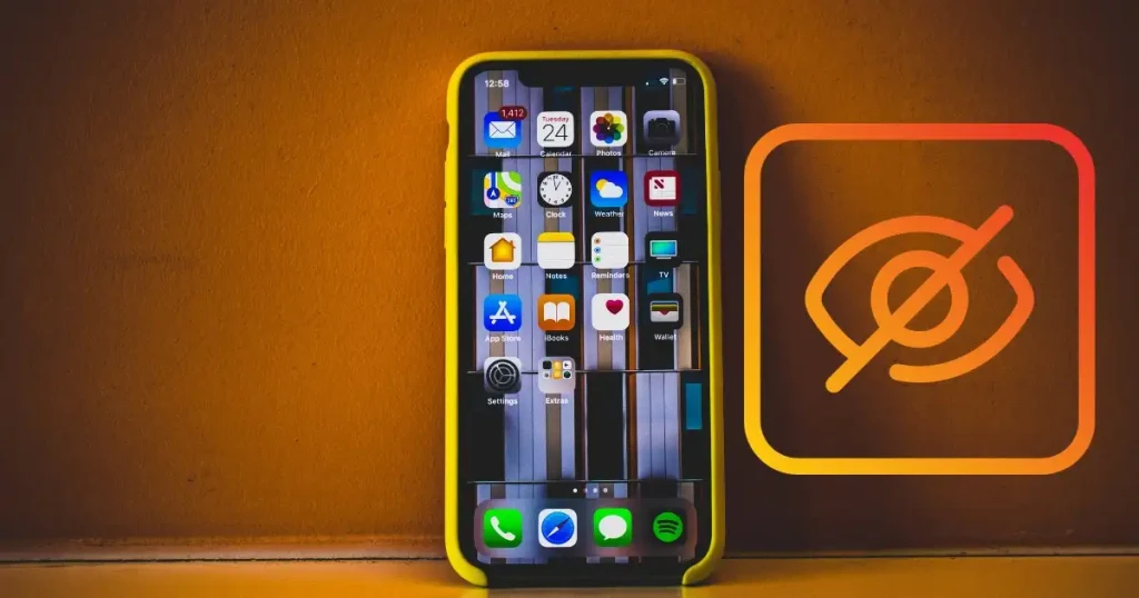 retrouver une application masquée sur iPhone