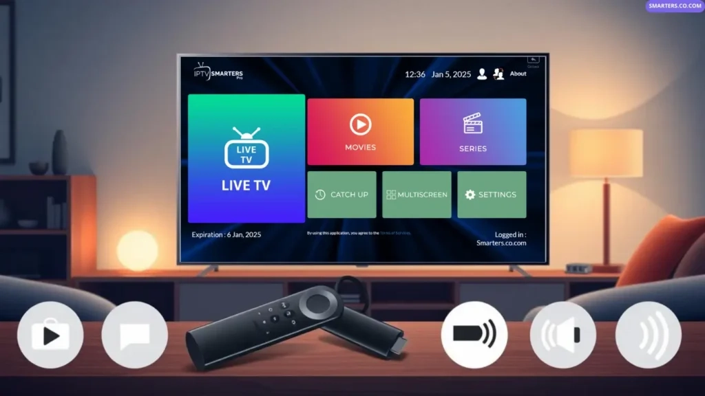 utiliser Downloader pour installer IPTV Smarters Pro sur Fire Stick