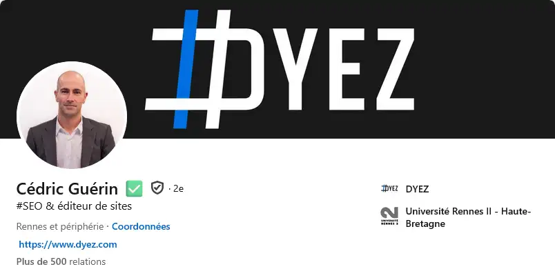 parcours professionnel de Cédric Guérin Dyez