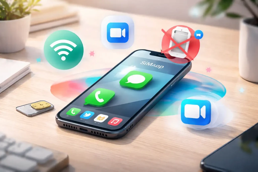 appeler sans carte SIM sur un iPhone