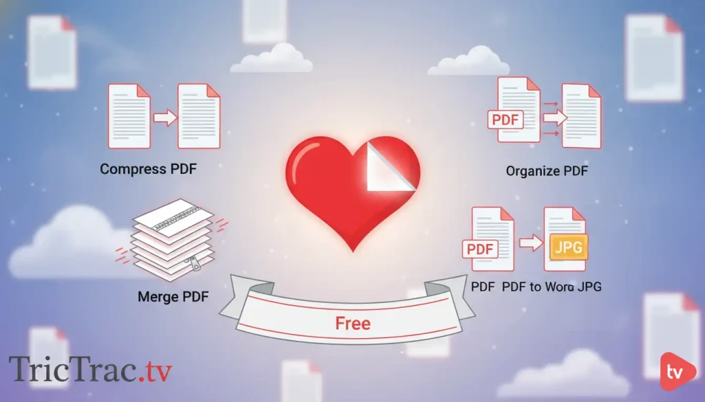 fonctionnalités gratuites proposées par I Love PDF