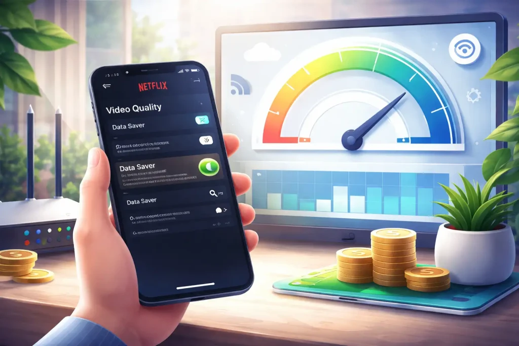 réduire la consommation de données sur Netflix