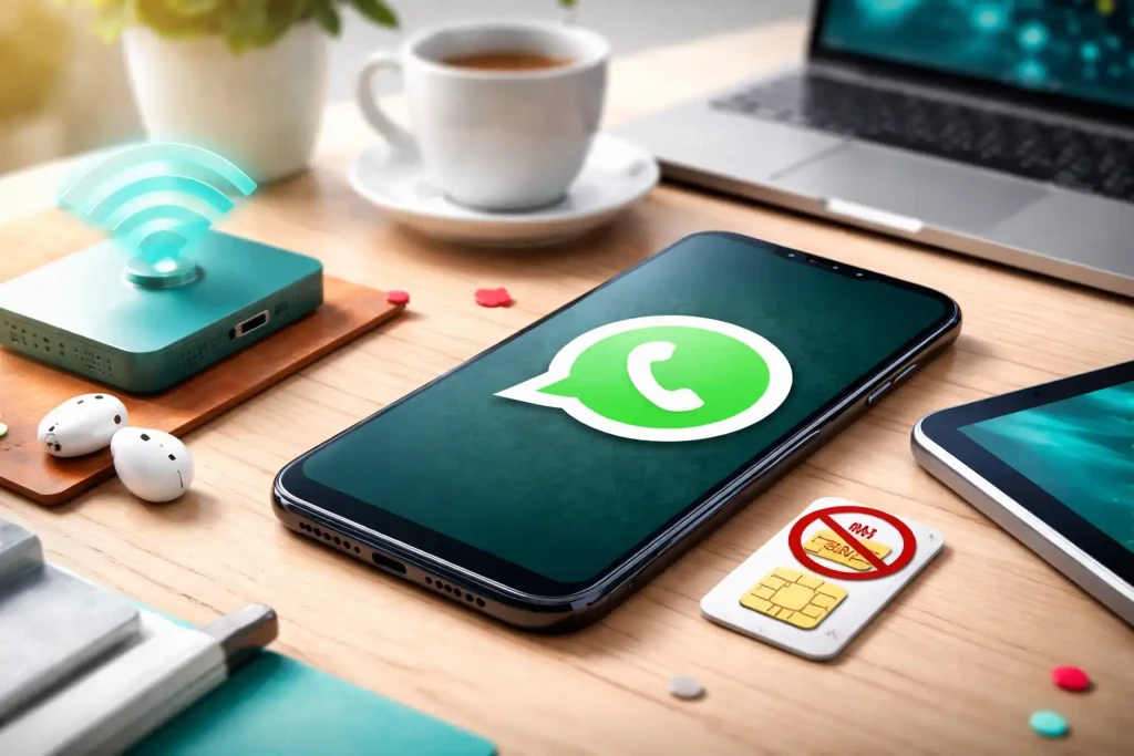 utiliser WhatsApp sans carte SIM