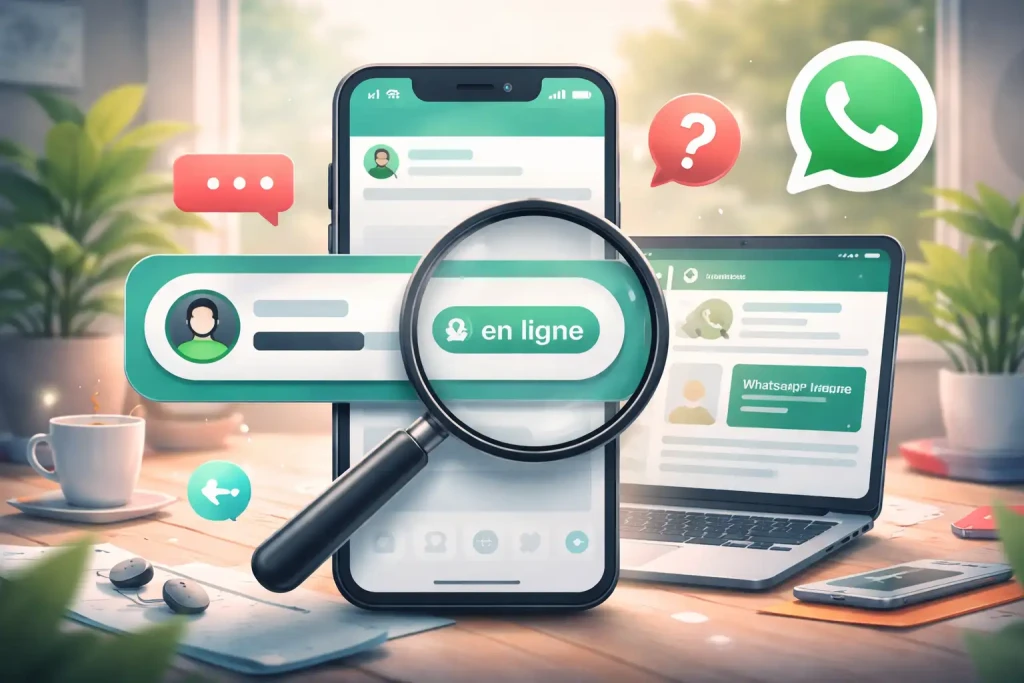 WhatsApp affiche « en ligne » alors que la personne ne l’est pas